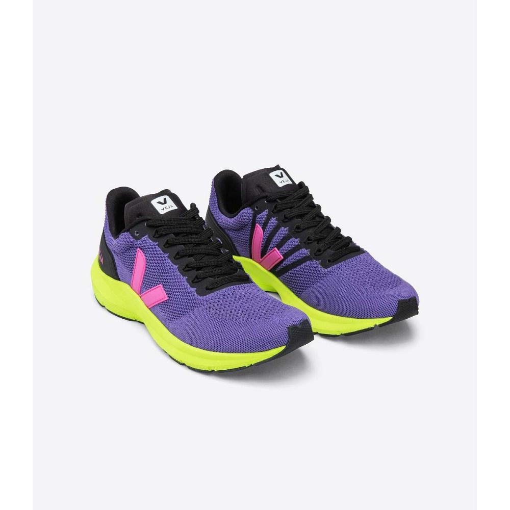 Veja MARLIN LT V KNIT Men's Shoes Purple | NZ 238OKI